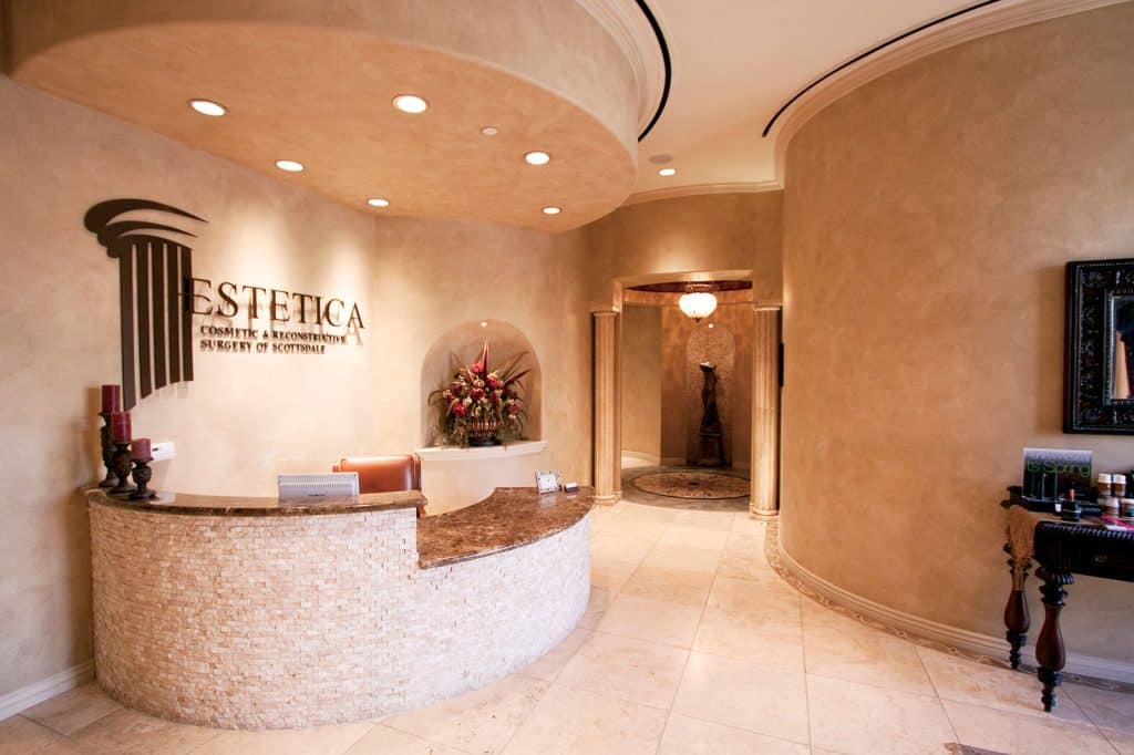 Estetica Cosmetic and Reconstructive Surgery Clinic Lobby